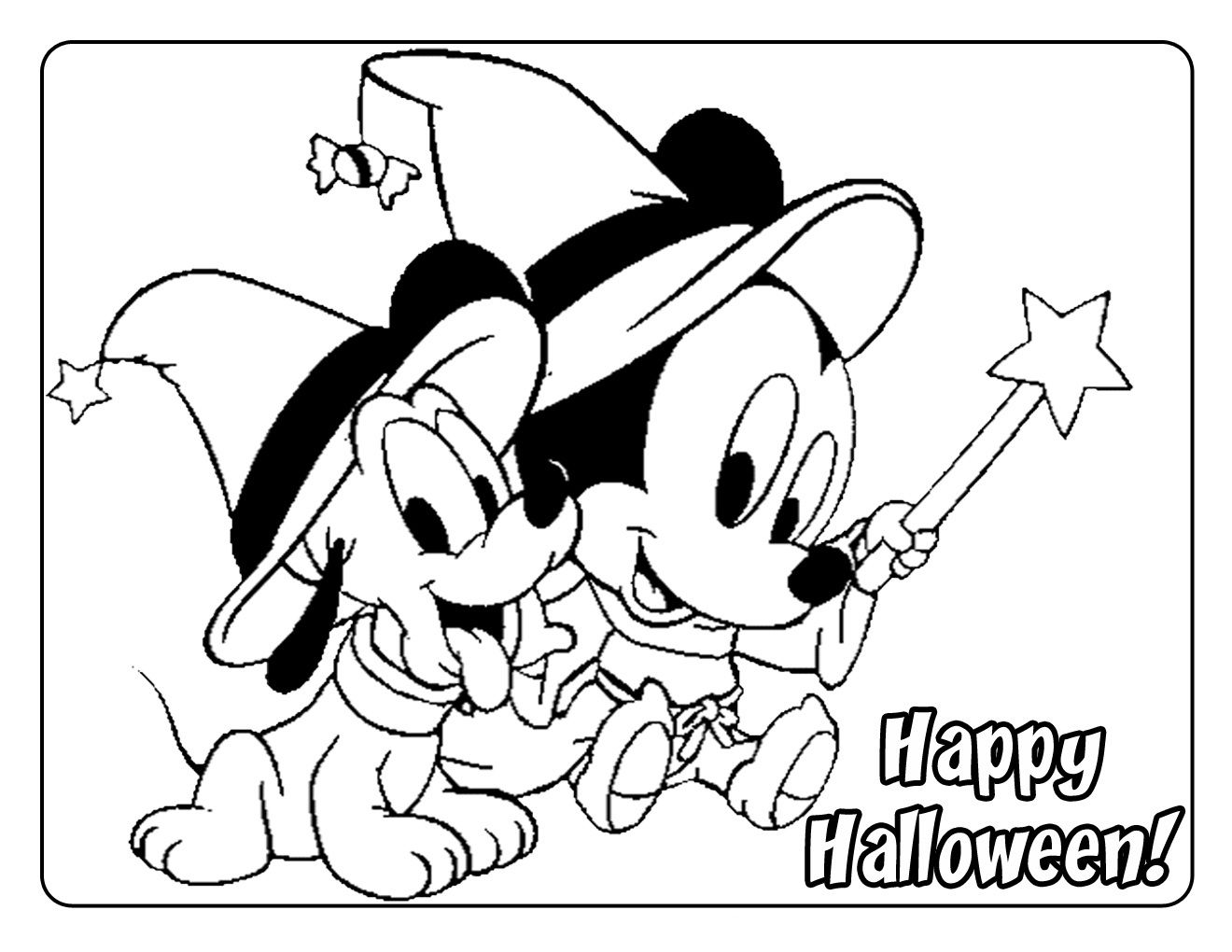 1320x1020 Halloween Coloring Pages Halloween Coloring Pages Of Baby Mickey