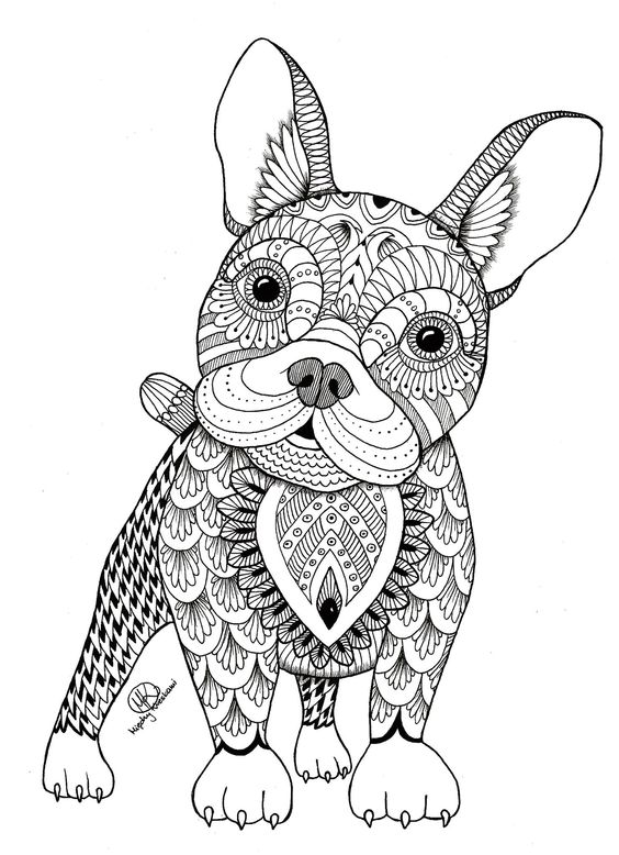 564x778 Zentangle Dogs