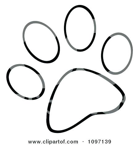 450x470 Dog Paw Coloring Page Paw Print Coloring Page Dog Paw Print
