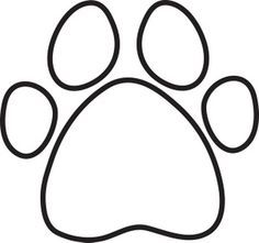 236x221 Dog Paw Print Silhouette Clipart