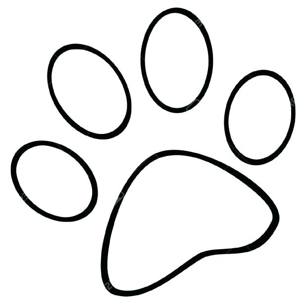 618x619 Blues Clues Paw Print