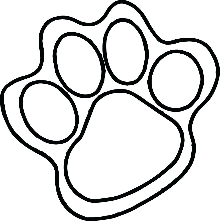 878x882 Paw Print Coloring Sheet Zebra Print Coloring Pages Detail