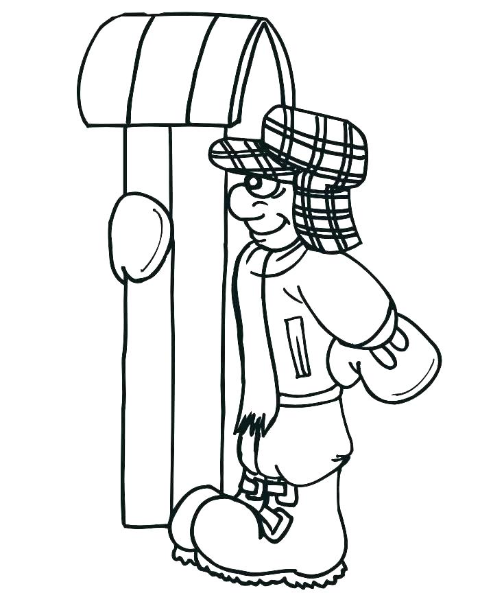 700x864 Dog Sled Coloring Pages Dog Sled Colouring Pages
