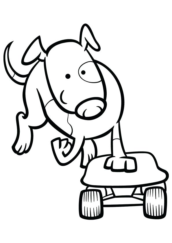 595x842 Coloring Page Dog Coloring Page Of Dogwood Tree