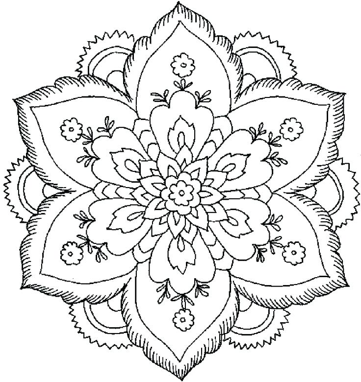 736x780 Coloring Page Of Best Coloring Pages Of Flowers Ideas On Free