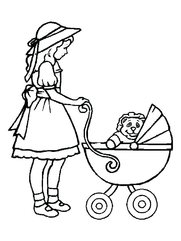 Doll Coloring Pages