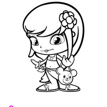 220x220 Dolls Coloring Pages