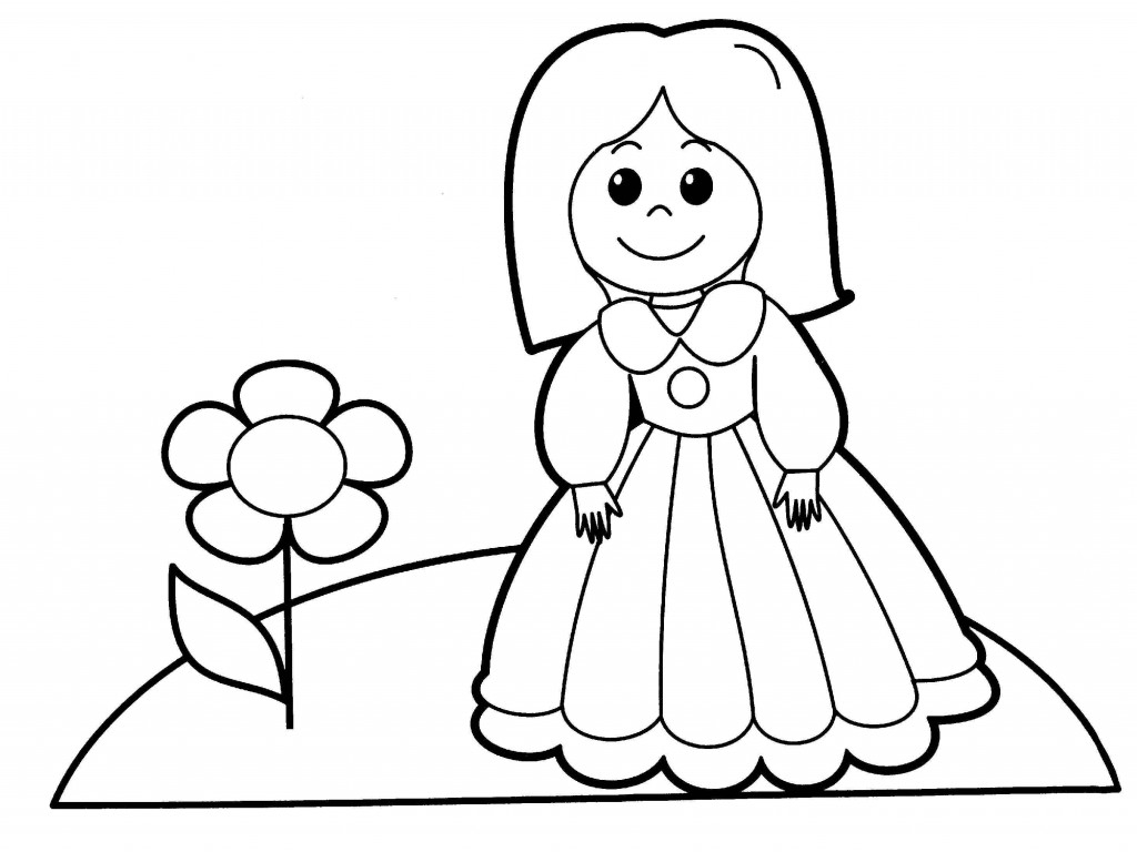 Doll Coloring Pages Printable