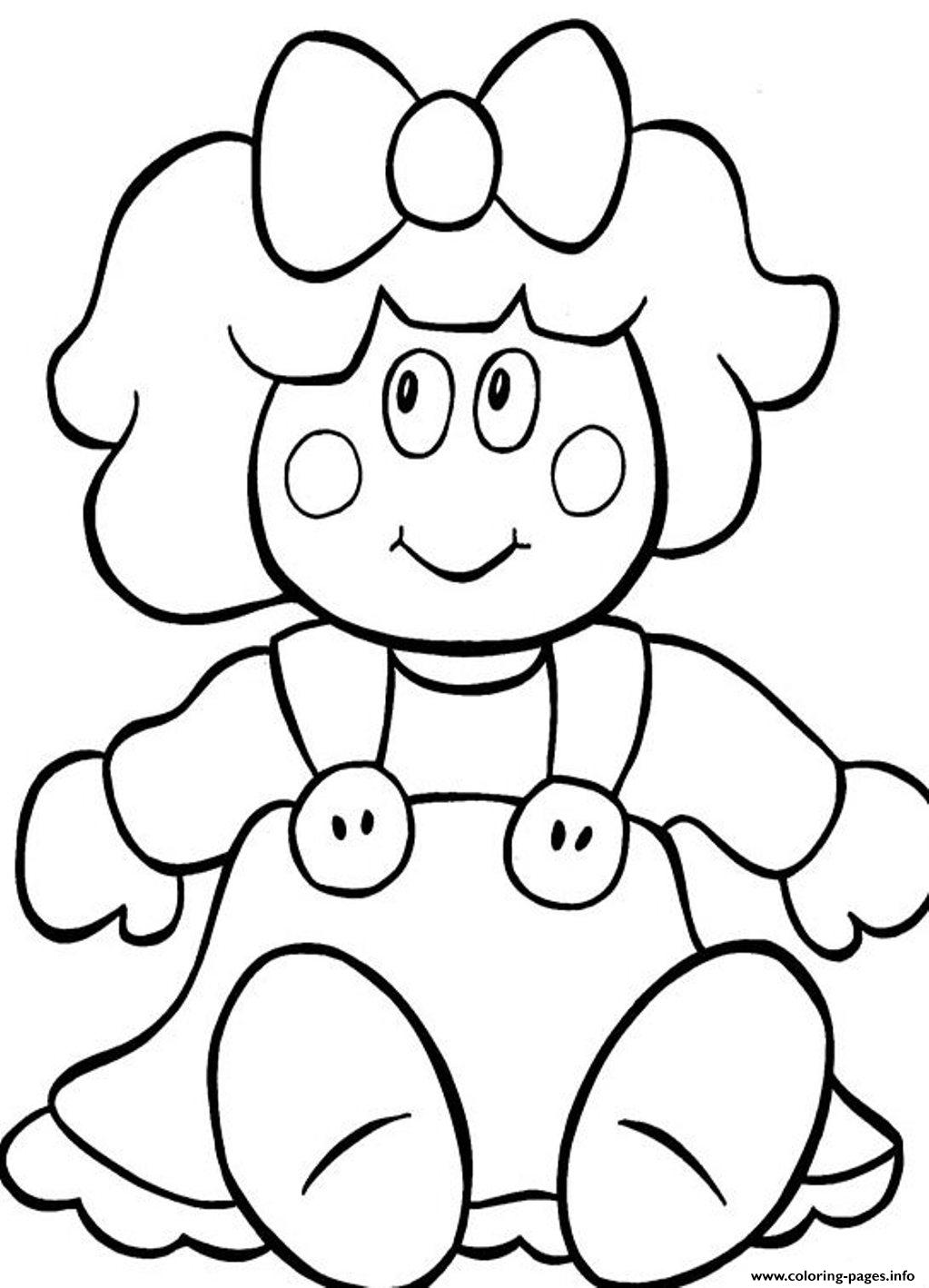1023x1418 Christmas Doll For Present54f2 Coloring Pages Printable Best
