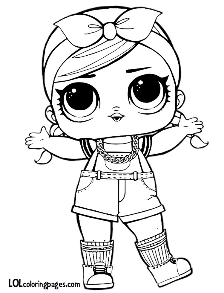 750x980 Printable Lol Doll Coloring Page Shorty Lol Surprise Doll