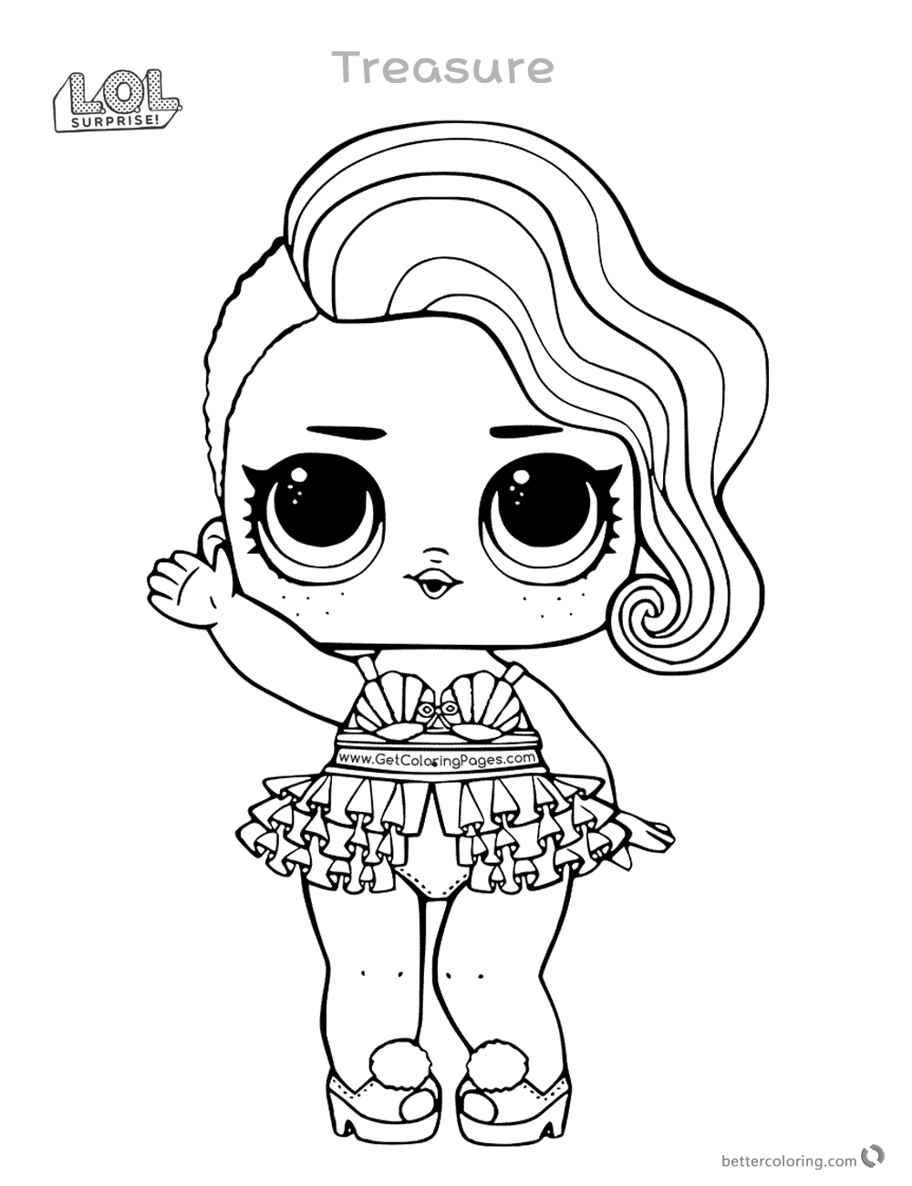 1000x1300 Treasure From Lol Surprise Doll Coloring Pages Printable Ddfff