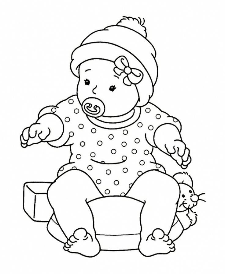 736x895 Baby Coloring Pages All About Coloring Pages