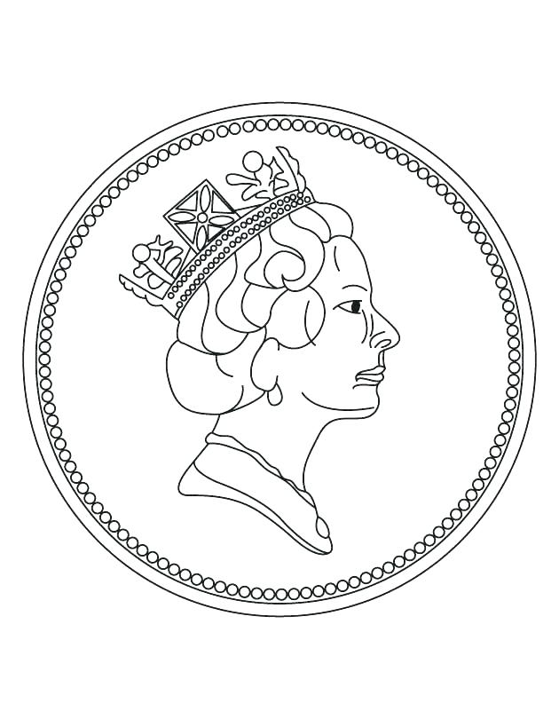 630x810 Dollar Coloring Page