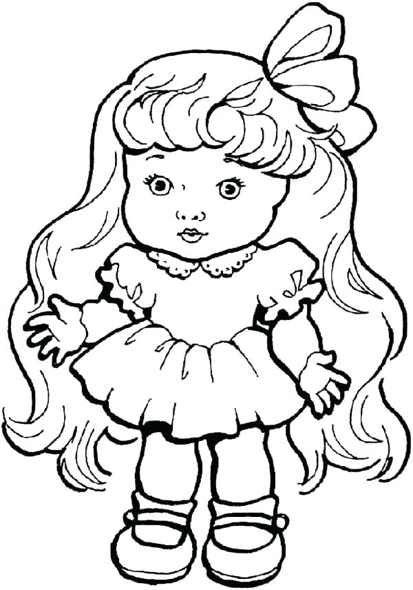 600x856 Doll Coloring Page Paper Doll Coloring Pages Printable Dollhouse