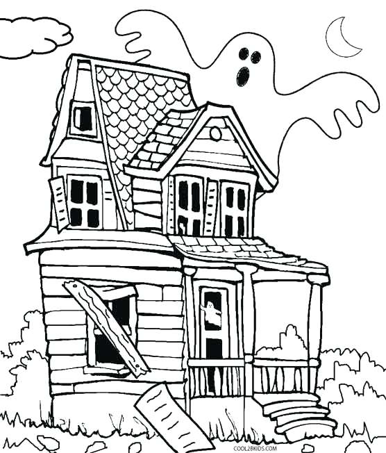 556x652 House Coloring Pages Kindergarten School House Coloring Pages