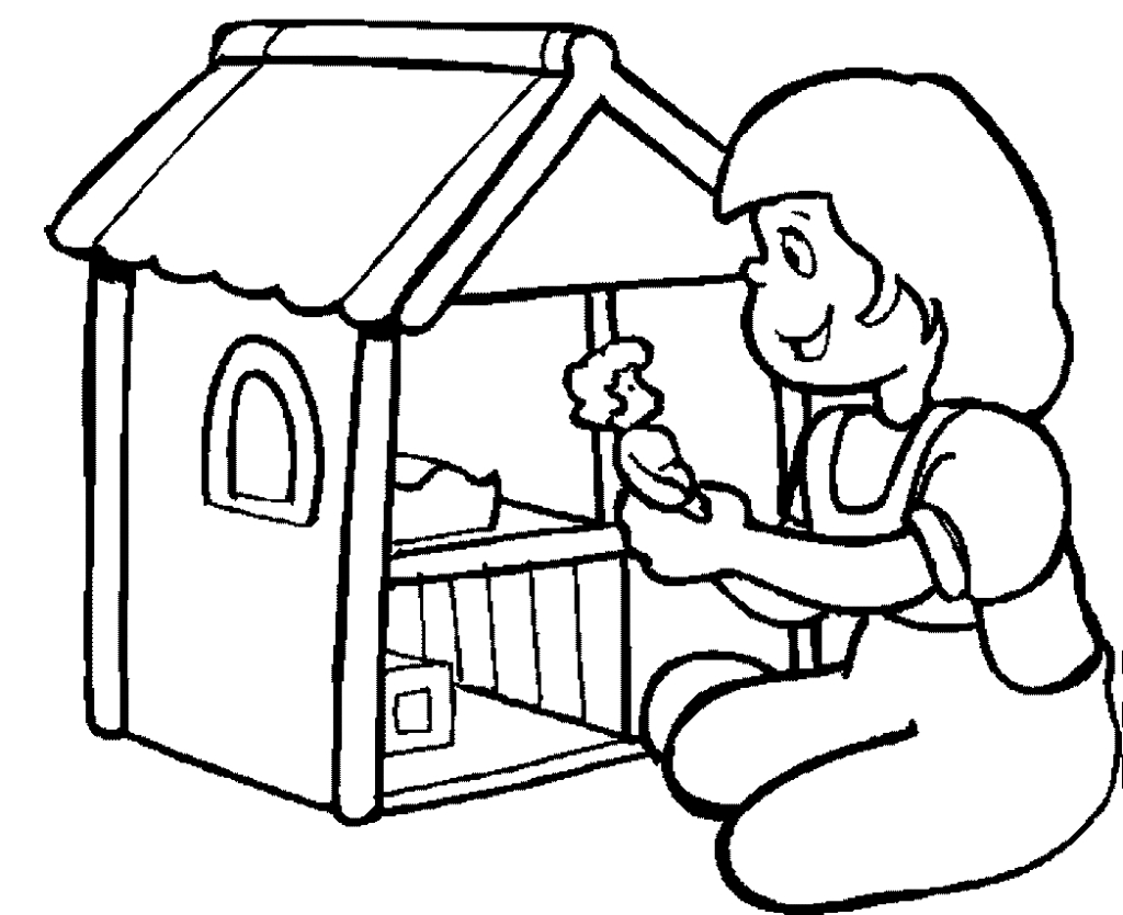 1024x834 Awesome Dollhouse Coloring Page Gallery Printable Coloring Sheet
