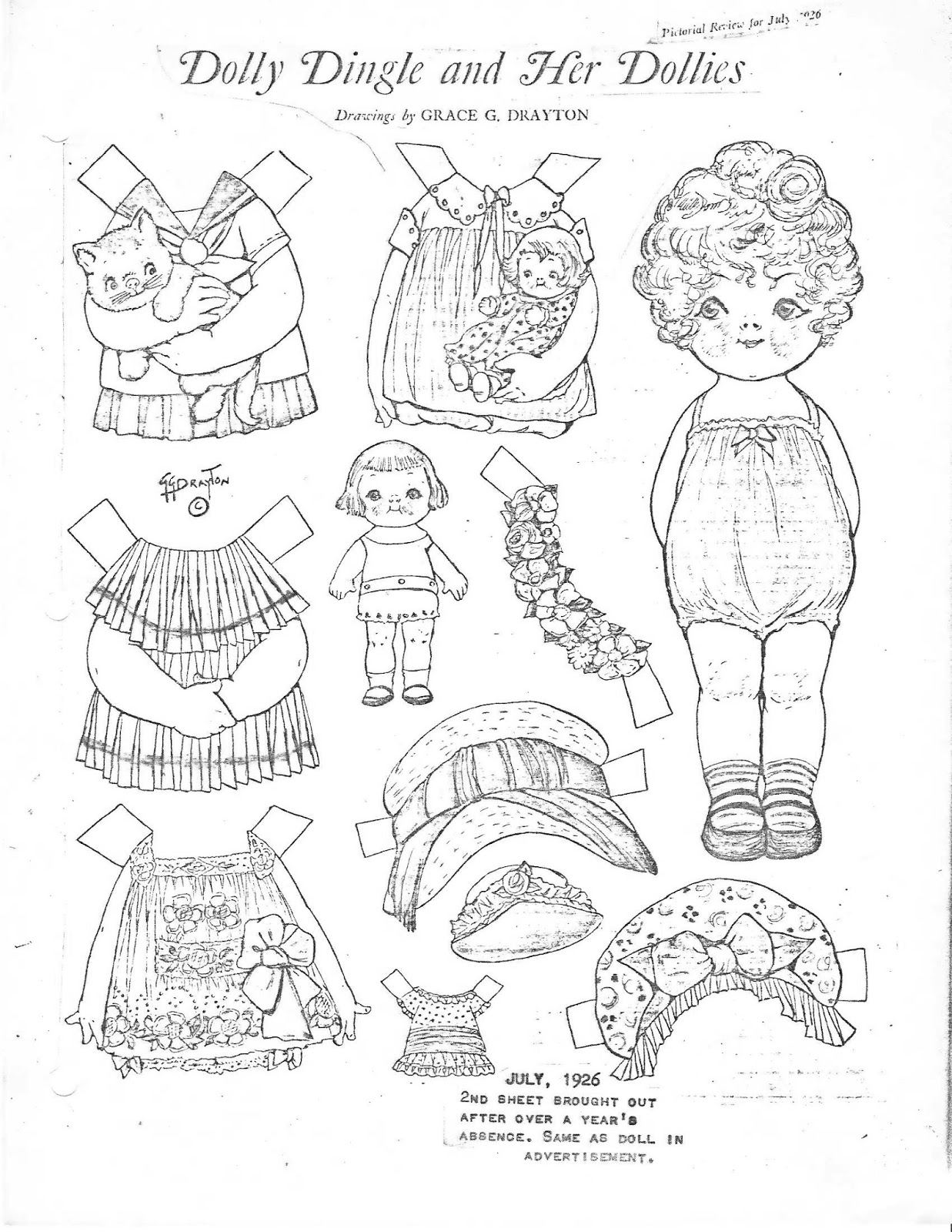 1237x1600 Miss Missy Paper Dolls Dolly Dingle Identification Guide Pt 2