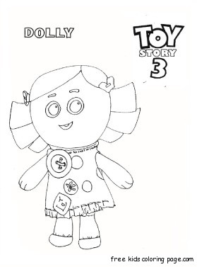 279x377 Printable Toy Story 3 Dolly Coloring Pages For Kidsfree Printable
