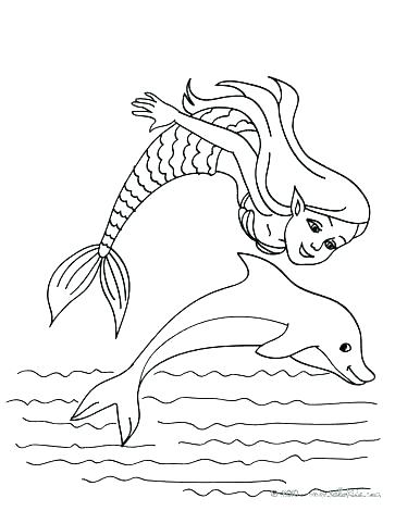 363x470 Dolphins Coloring Sheets