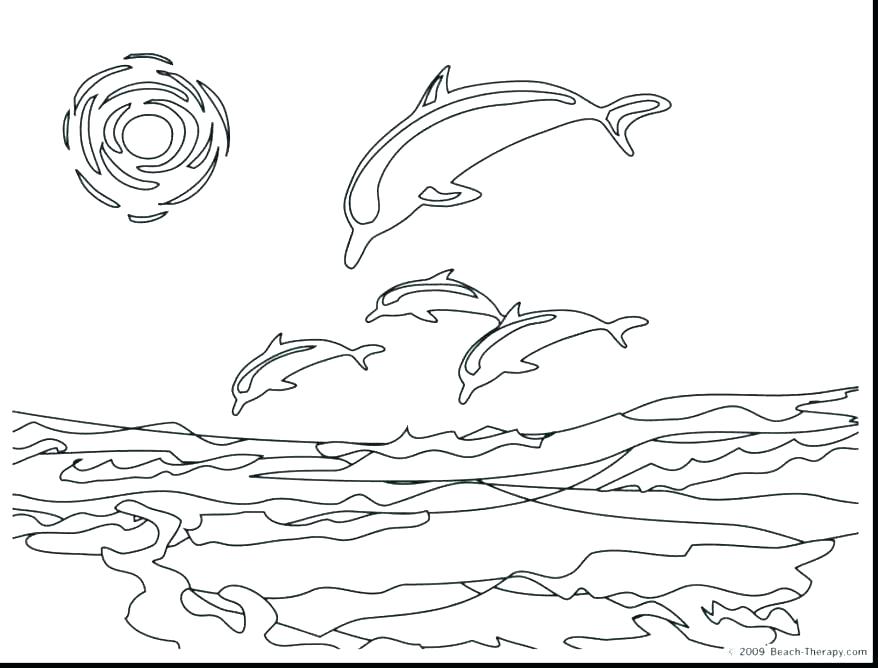 878x668 Dolphin Coloring Pages Dolphin Coloring Pages Printable Dolphin