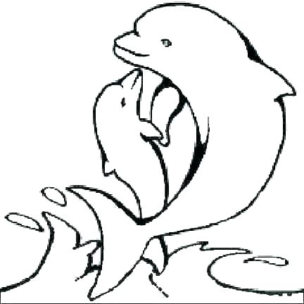 432x432 Free Dolphin Coloring Pages Dolphin Coloring Pages Free Coloring