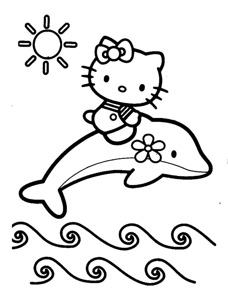 Dolphin Coloring Pages To Print