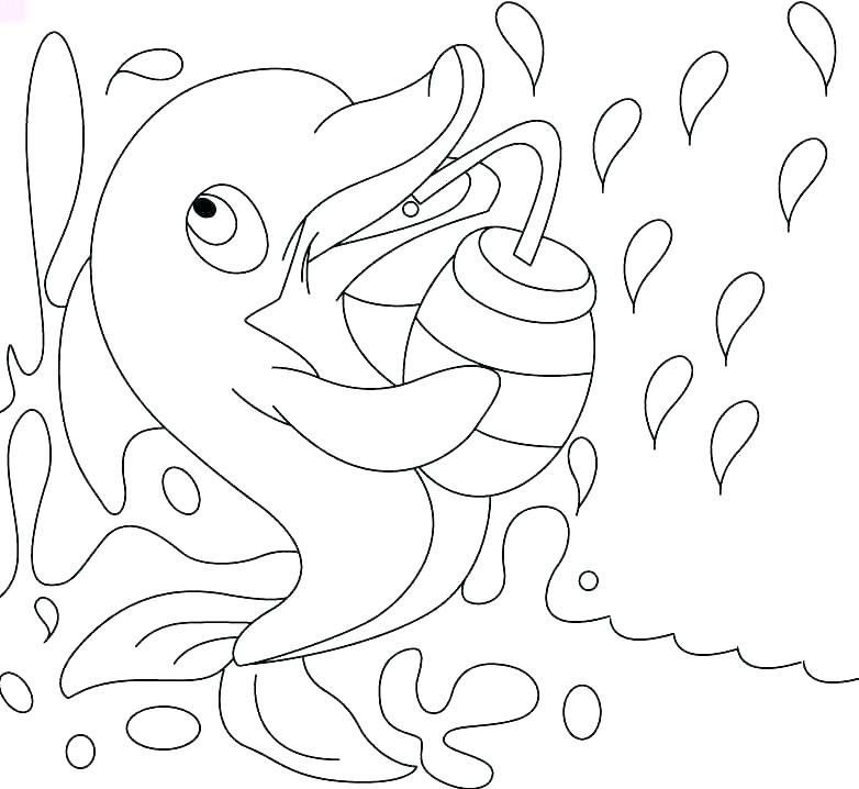 782x718 Dolphin Coloring Pages Printable Cute Dolphin Coloring Pages Free