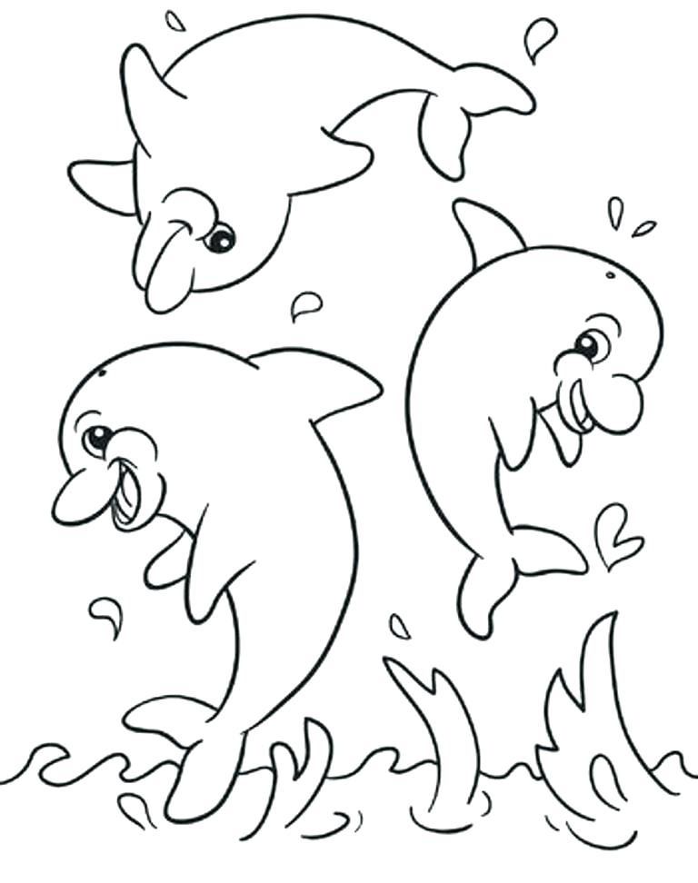 768x972 Dolphins Coloring Pages Charming Coloring Pages Of Dolphins About