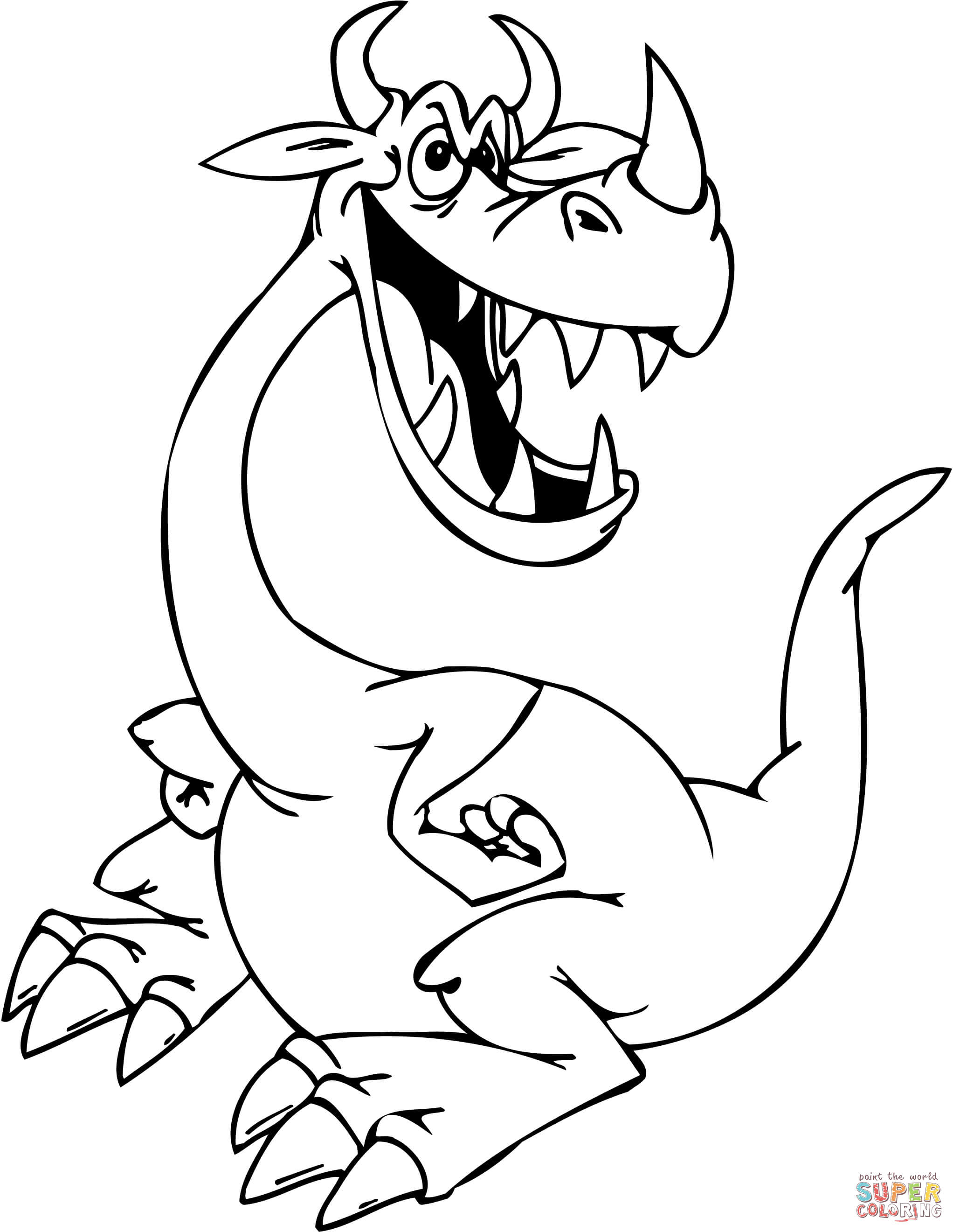 2044x2640 Drawn Water Dragon Color