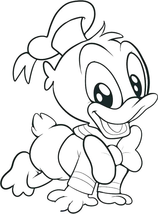 550x744 Baby Daisy Duck Free Coloring Pages
