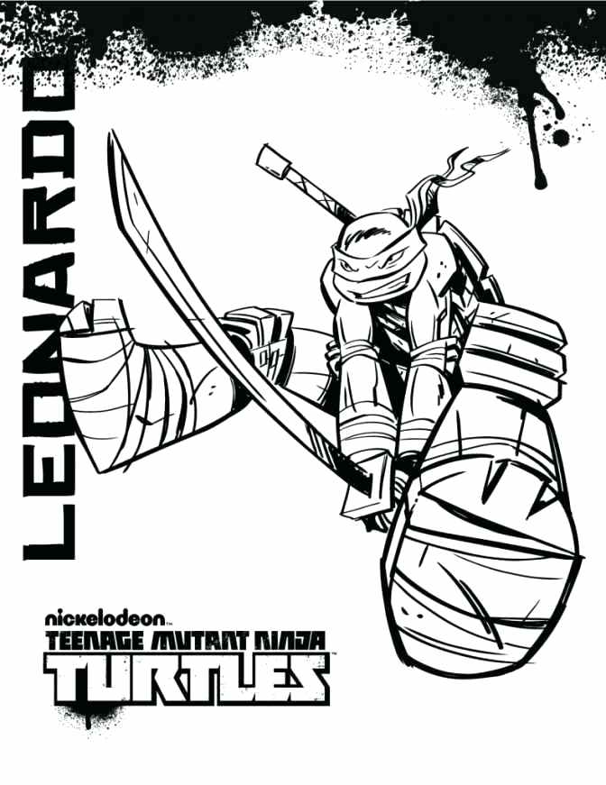 672x871 Ninja Turtles Coloring Pages Or Nickelodeon Coloring Pages Teenage