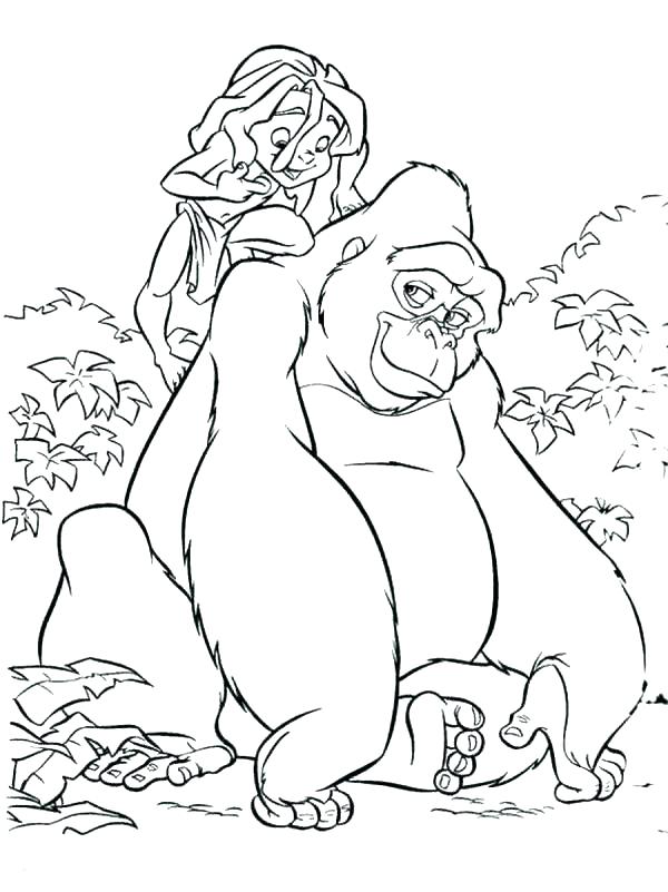 600x801 Free Donkey Kong Coloring Pages To Print King Page Inside