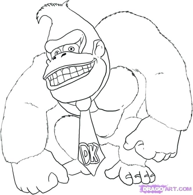 665x670 Mario Vs Donkey Kong Coloring Pages Kids Coloring Coloring Pages