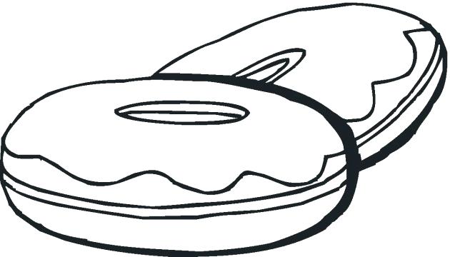 630x360 Doughnut Coloring Page Coloring Donuts On This Listing Is