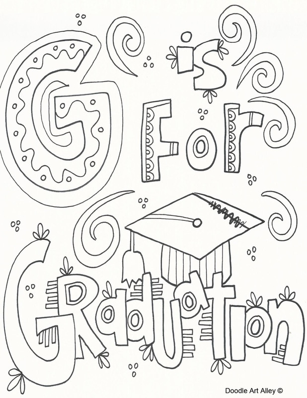 618x800 Graduation Coloring Pages Doodle Art Alley Throughout Ideas 3