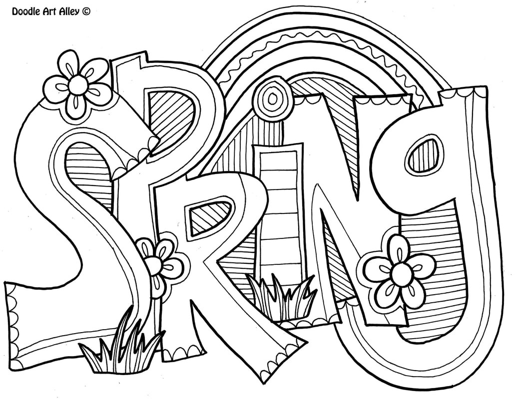 1035x800 Spring Coloring Pages Hard New Spring Coloring Pages Doodle Art