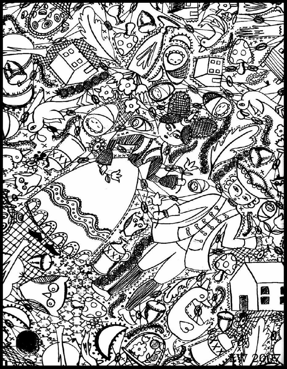 934x1198 Free Coloring Page Doodle Art Doodling 4 Adult In Printable Pages