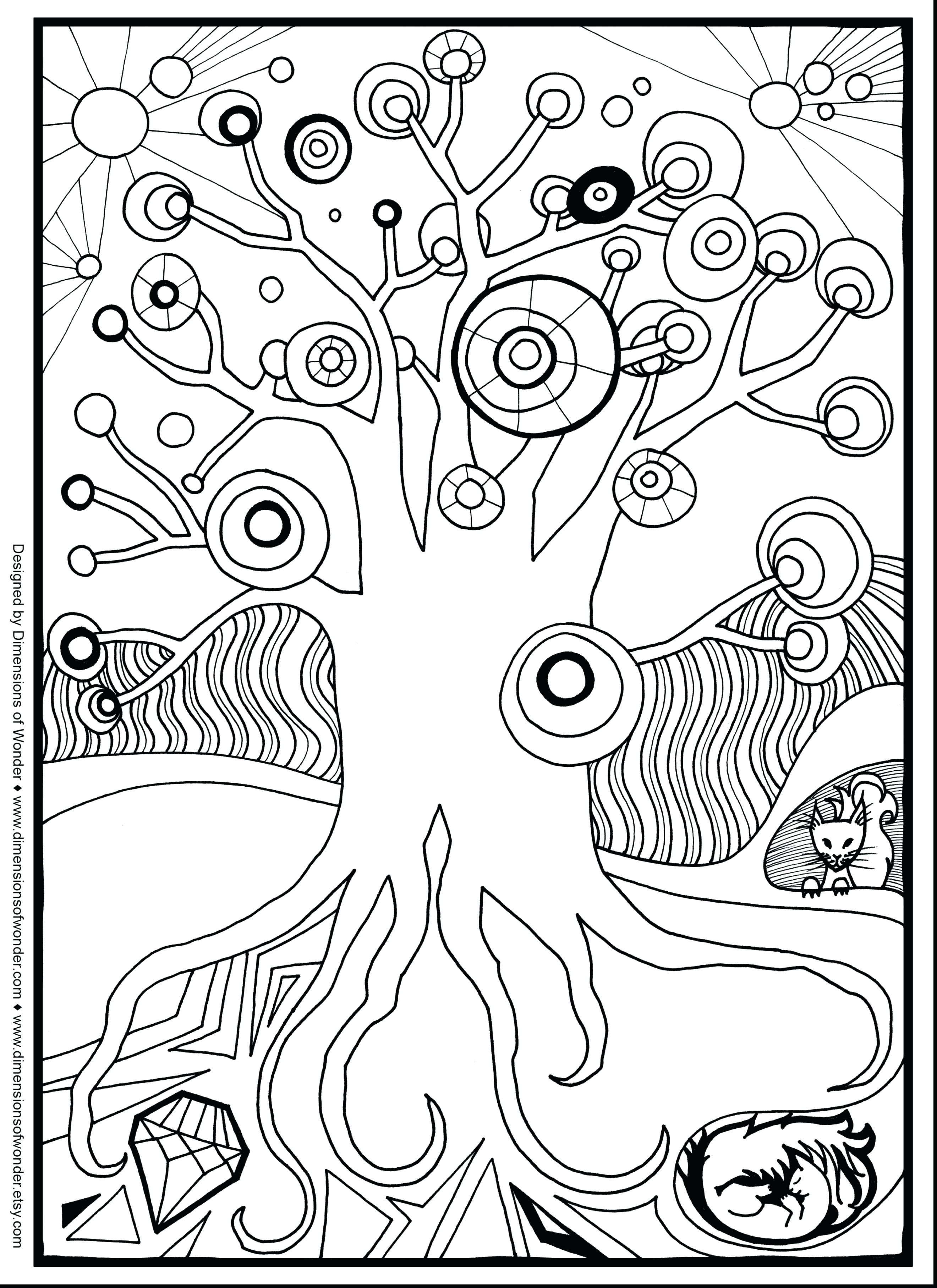 2640x3630 Christmas Doodle Coloring Pages To Print