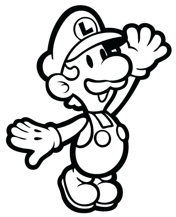 600x738 Cool Paper Mario Coloring Pages Awesome Paper Coloring Page Fee