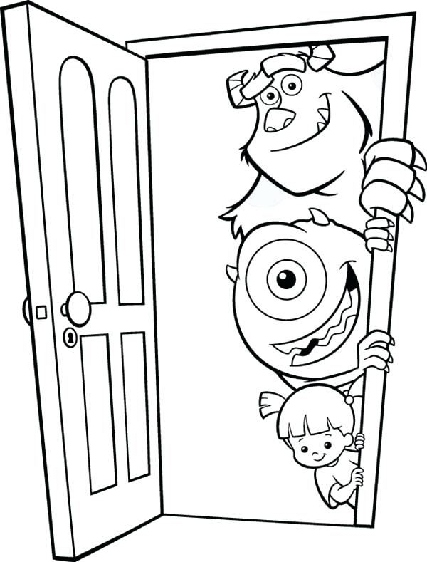 600x789 Door Coloring Page Kids Next Door Coloring Pages 7 Holy Door