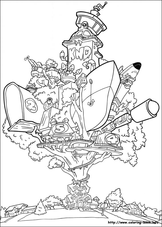 567x794 Codename Kids Next Door Coloring Picture