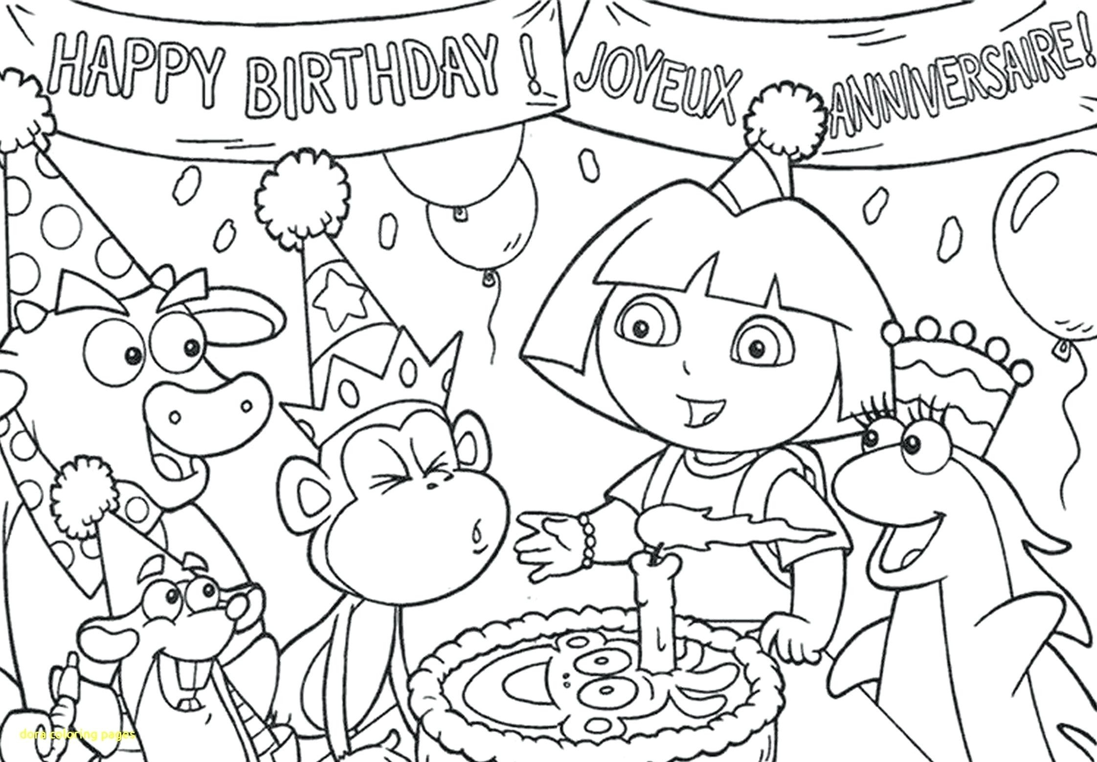 Dora And Boots Coloring Pages