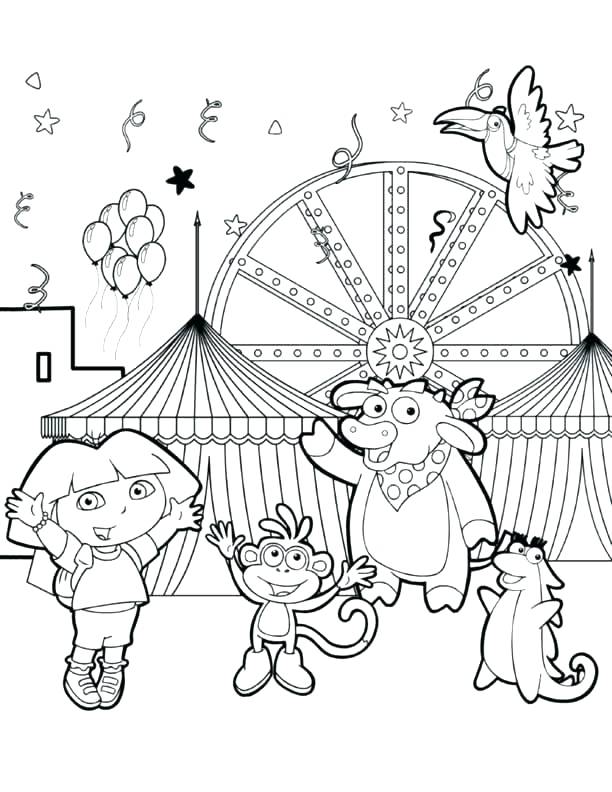 612x792 Dora The Explorer Coloring Pages To Print Explorer Coloring Pages