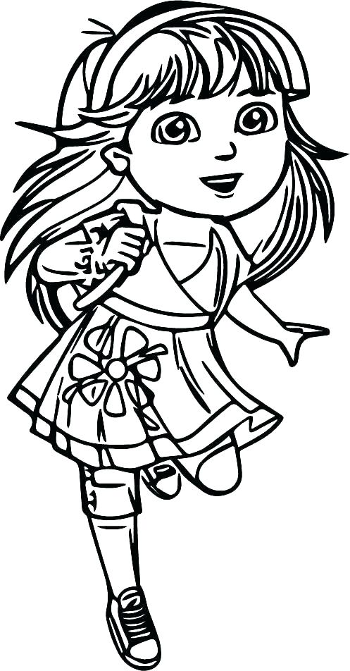497x952 Free Dora Coloring Pages Color Sheets Top Rated Color Pages