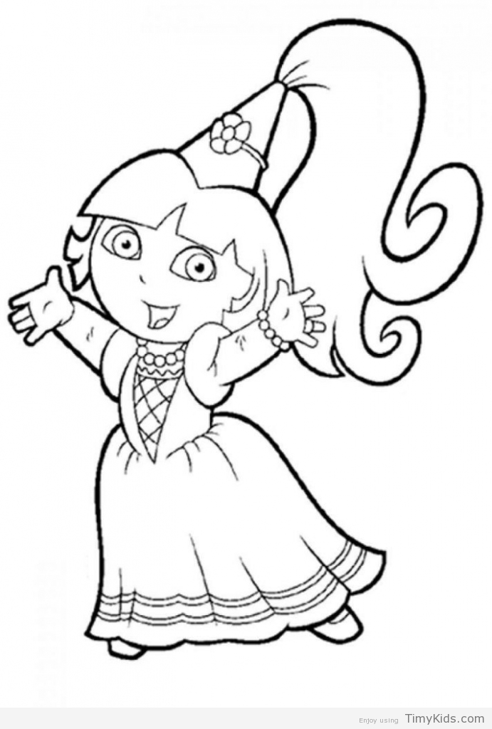 691x1024 Dora Explorer Coloring Pages Timykids