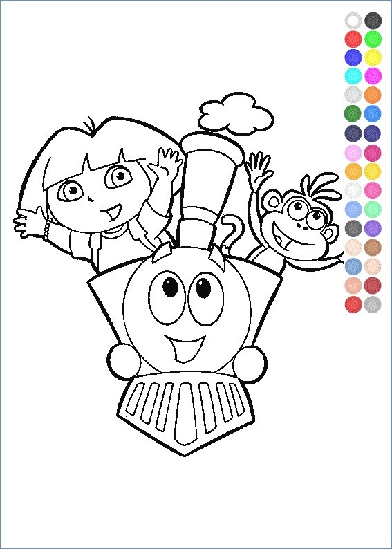 567x794 Dora Coloring Pages Games Dora Games Coloring Pages Dora