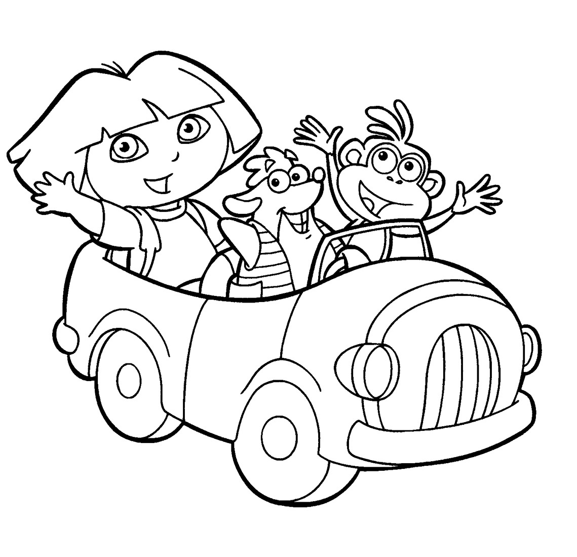 1139x1099 Print Dora Dora The Explorer Coloring Pages The Best