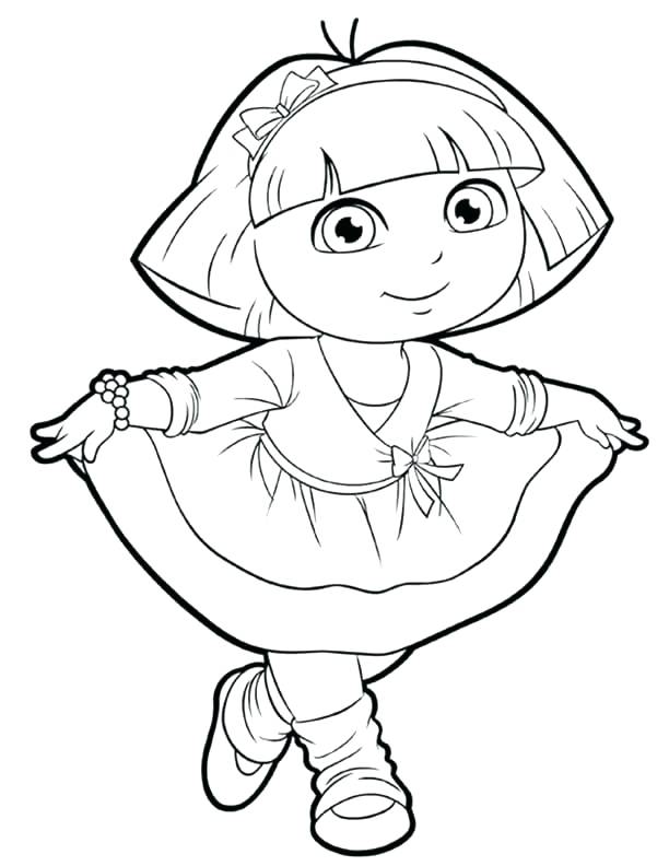 612x792 Dora Free Coloring Pages Coloring Pages The Explorer Explorer