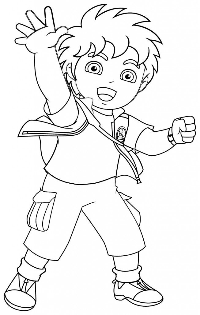 653x1024 Awesome Diego Free Coloring Pages Printable Colouring Pages