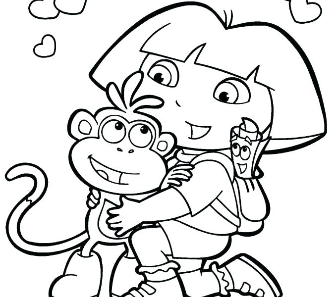 678x600 Dora Mermaid Coloring Pages Coloring Games Free Colouring Pages